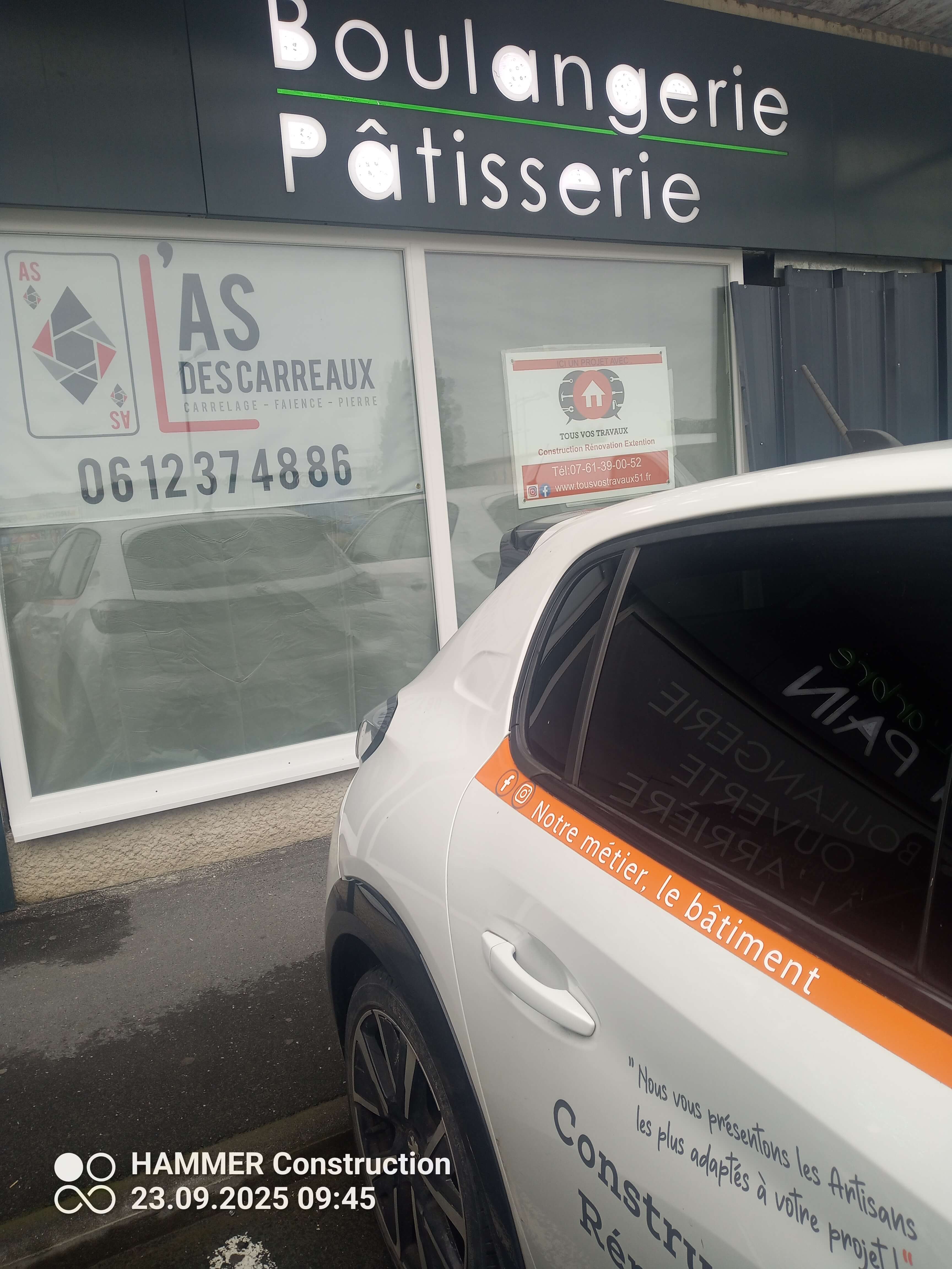 aménagement intérieur boulangerie Warmeriville